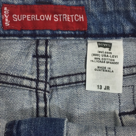 ❌SOLD Levi’s Superlow Stretch Jean Skirt 13 - Picture 3 of 3